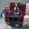 Sleep Squad Colorado Avalanche Bernie 60” x 80” Raschel Plush Hockey Blanket